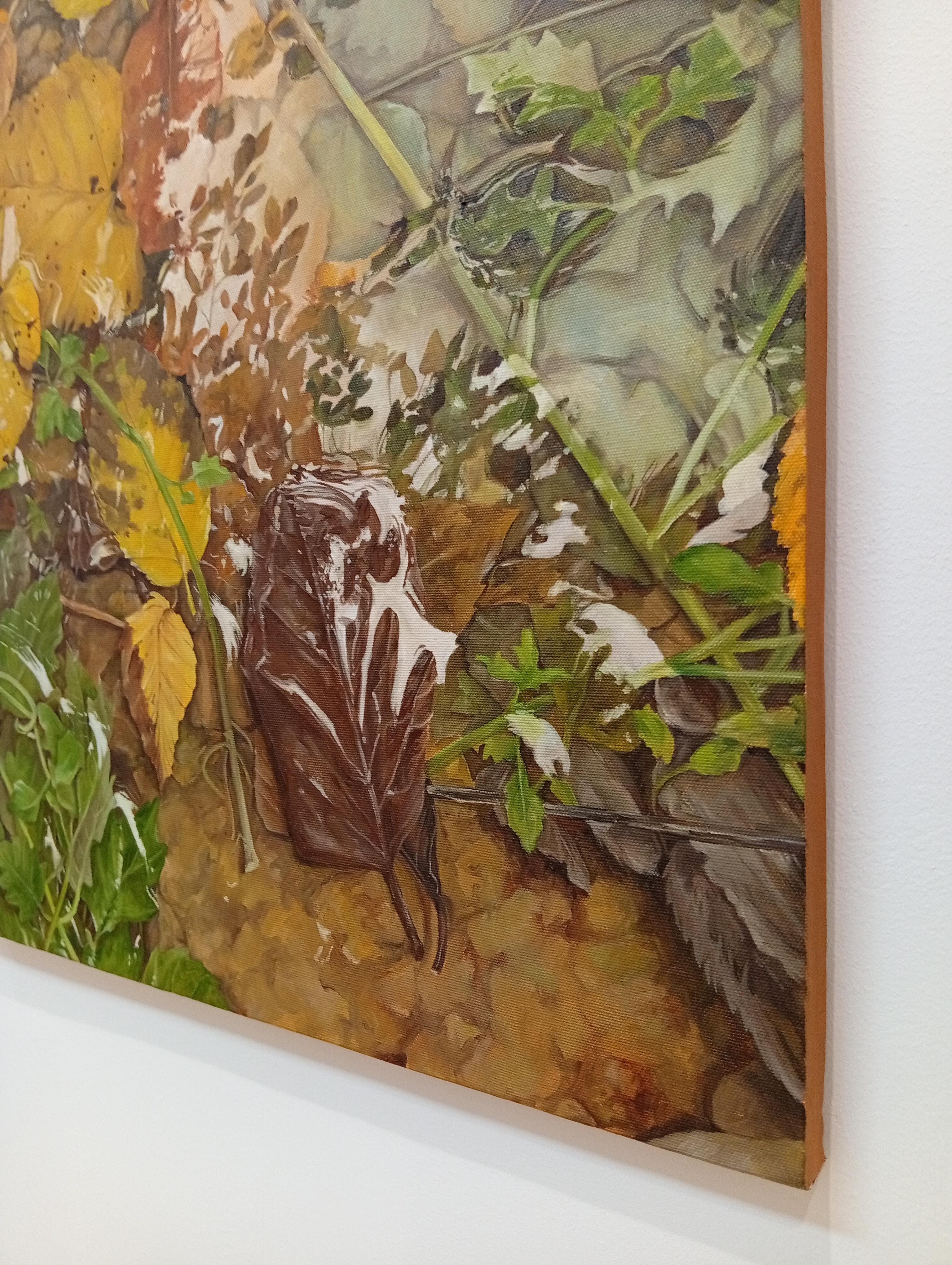 Reflet, Contemporary Original Painting, Acrylic and Oil, Realist, Natural Art For Sale 2