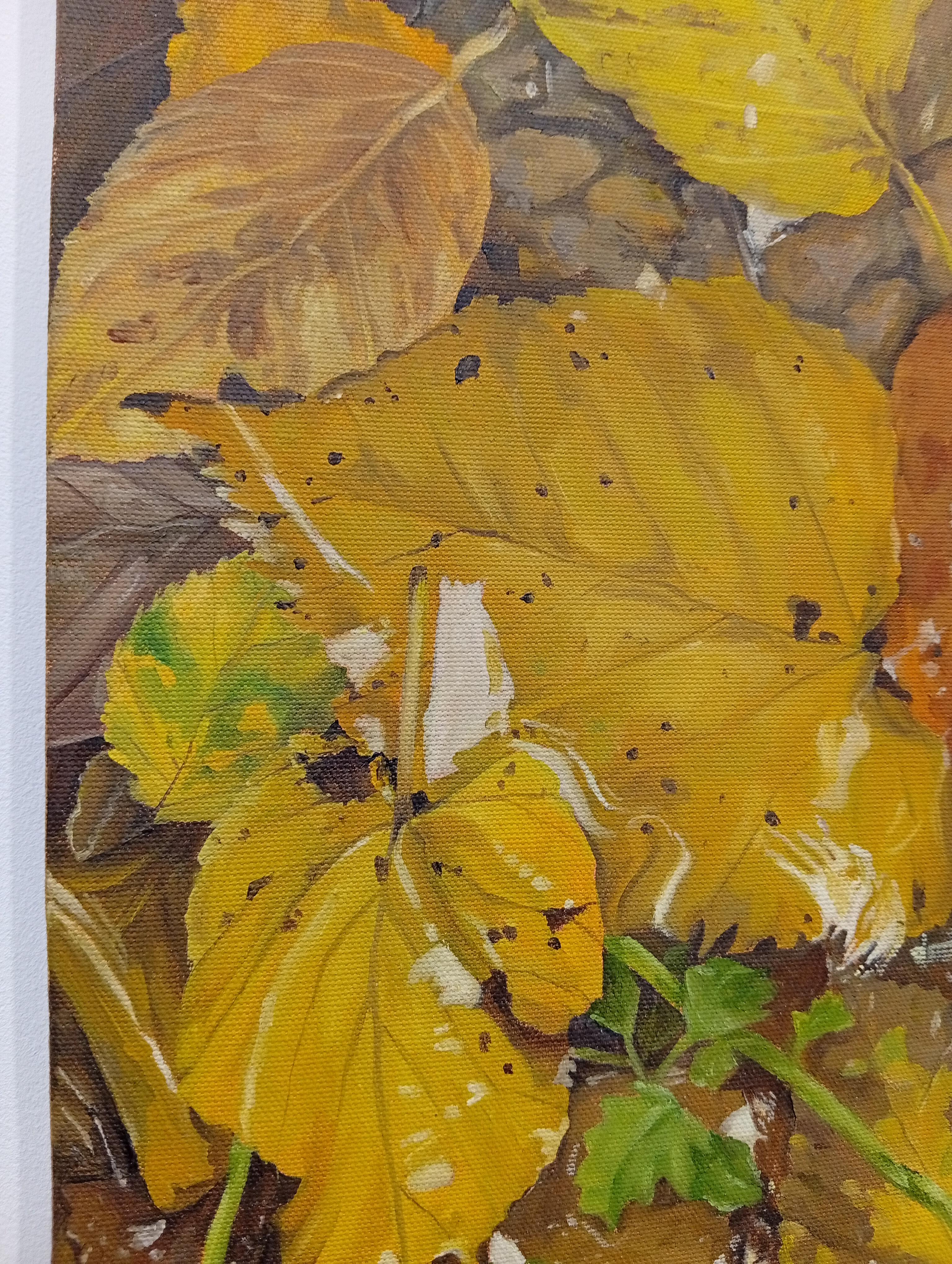 Reflet, Contemporary Original Painting, Acrylic and Oil, Realist, Natural Art For Sale 5