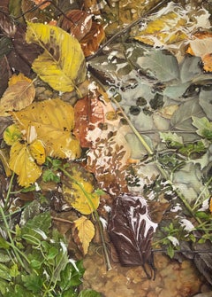 Reflet, Contemporary Original Painting, Acrylic and Oil, Realist, Natural Art