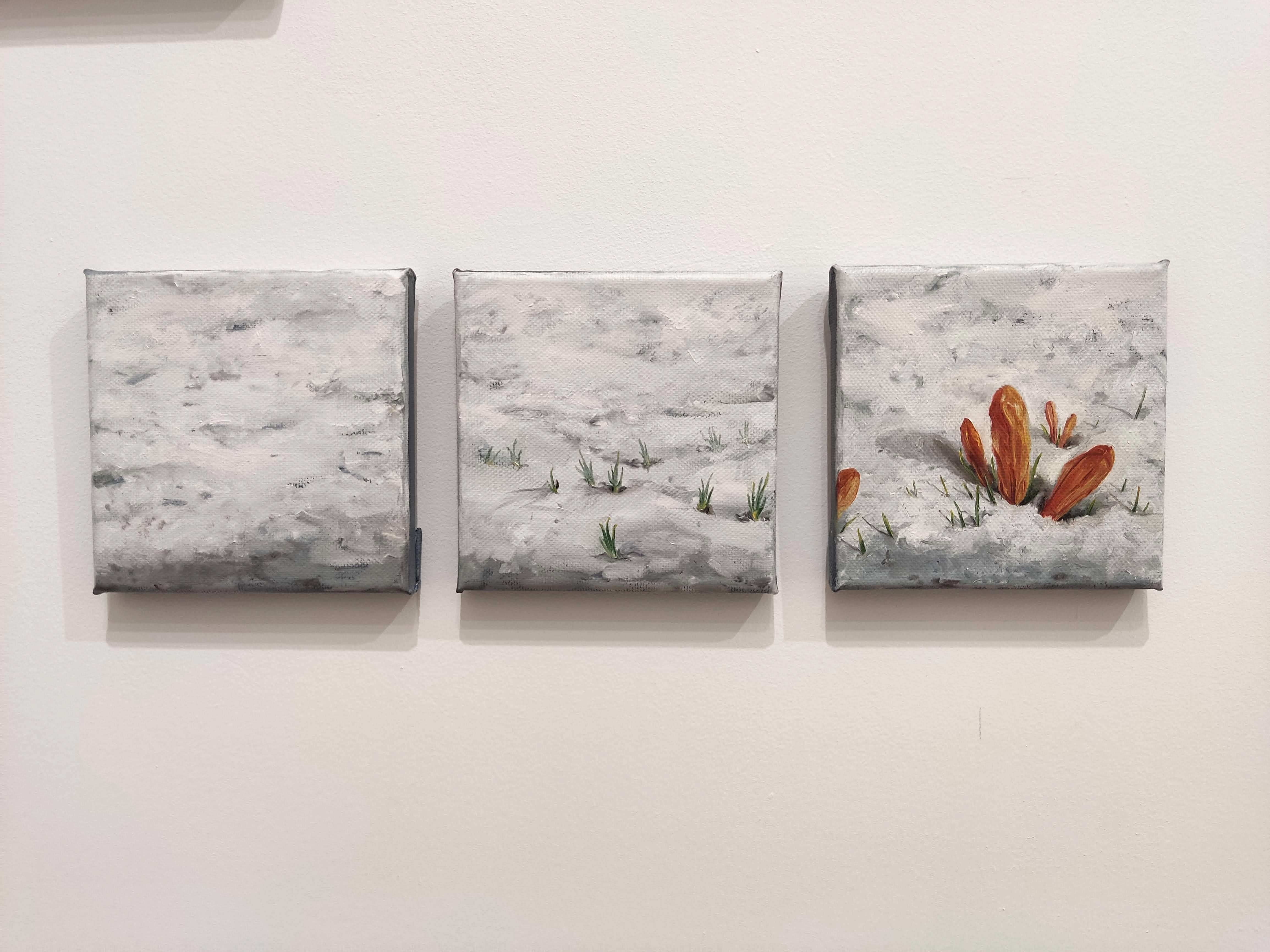 Trabajo :  Pintura al Óleo Original, Obra Única. Obras de arte hechas a mano. Listo para colgar.
Técnica : Óleo y acrílico sobre lienzo.
Artista : Deniz Bayav
Tema : Floraison Mortelle (Título / FR) 
En Floraison Mortelle, Deniz Bayav despliega un