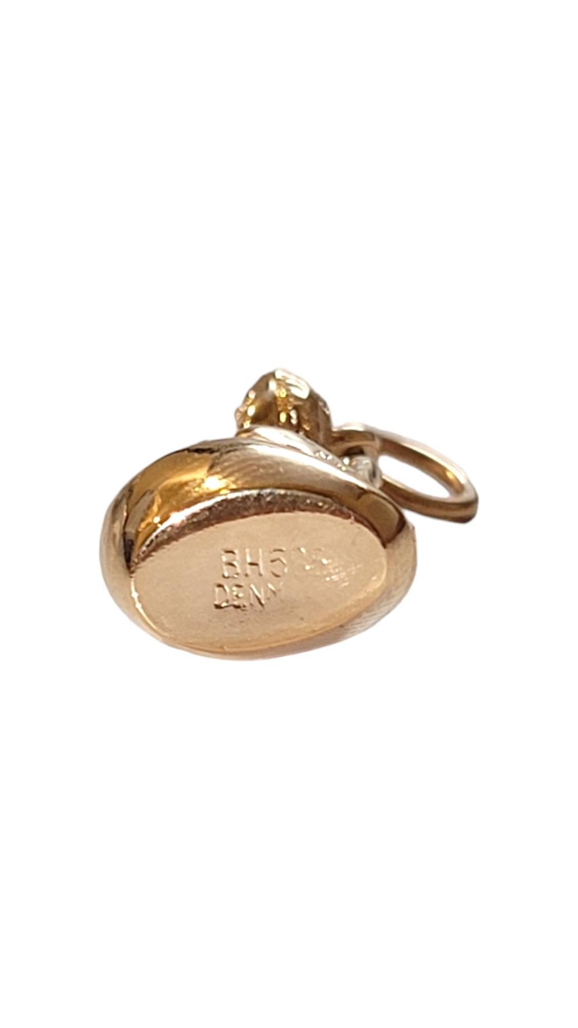 Denmark 14K Yellow Gold Little Mermaid Charm #18388 For Sale 1