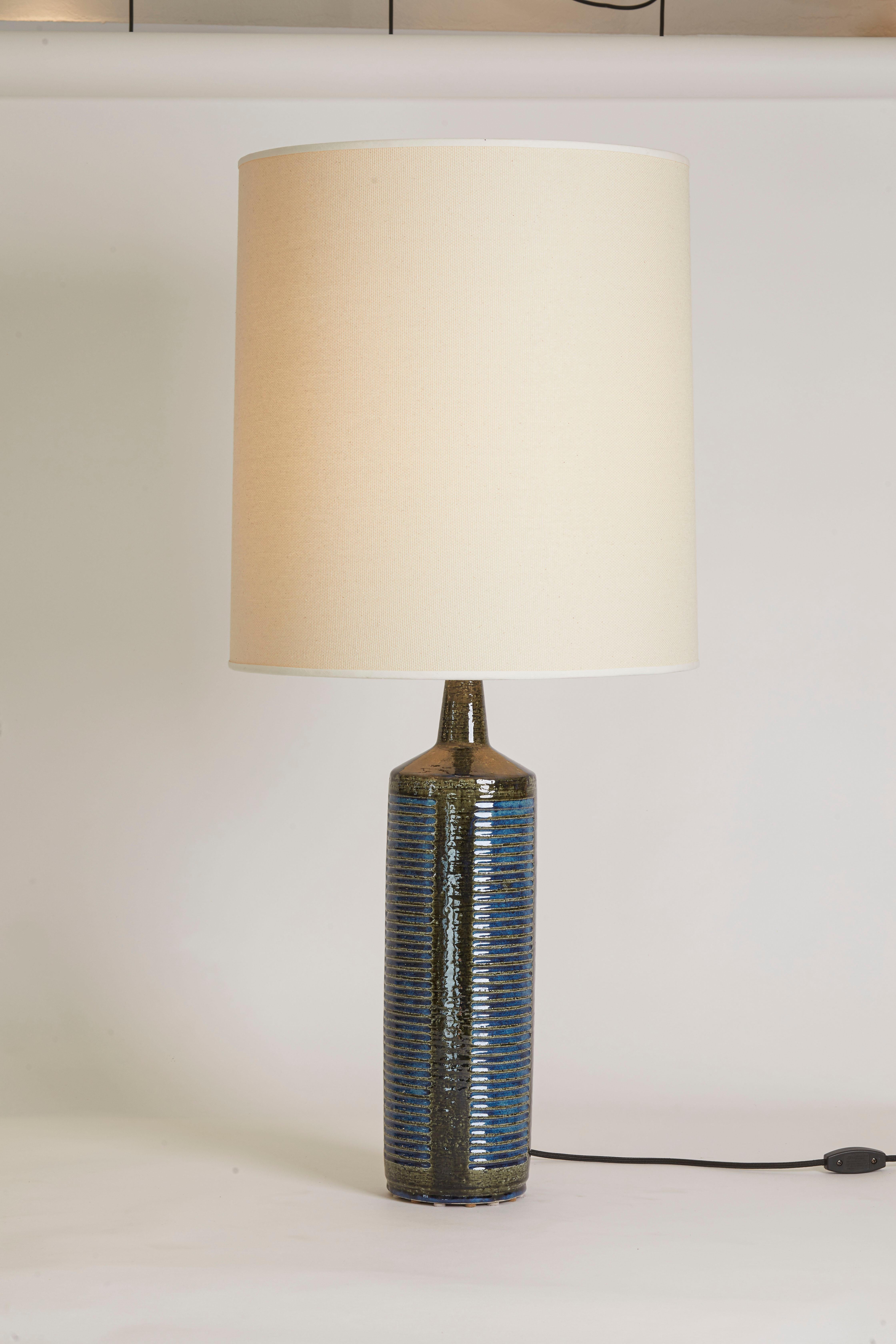 Milieu du XXe siècle Lampe en céramique du milieu du siècle de Per Linnemann, Danemark, années 1960 en vente
