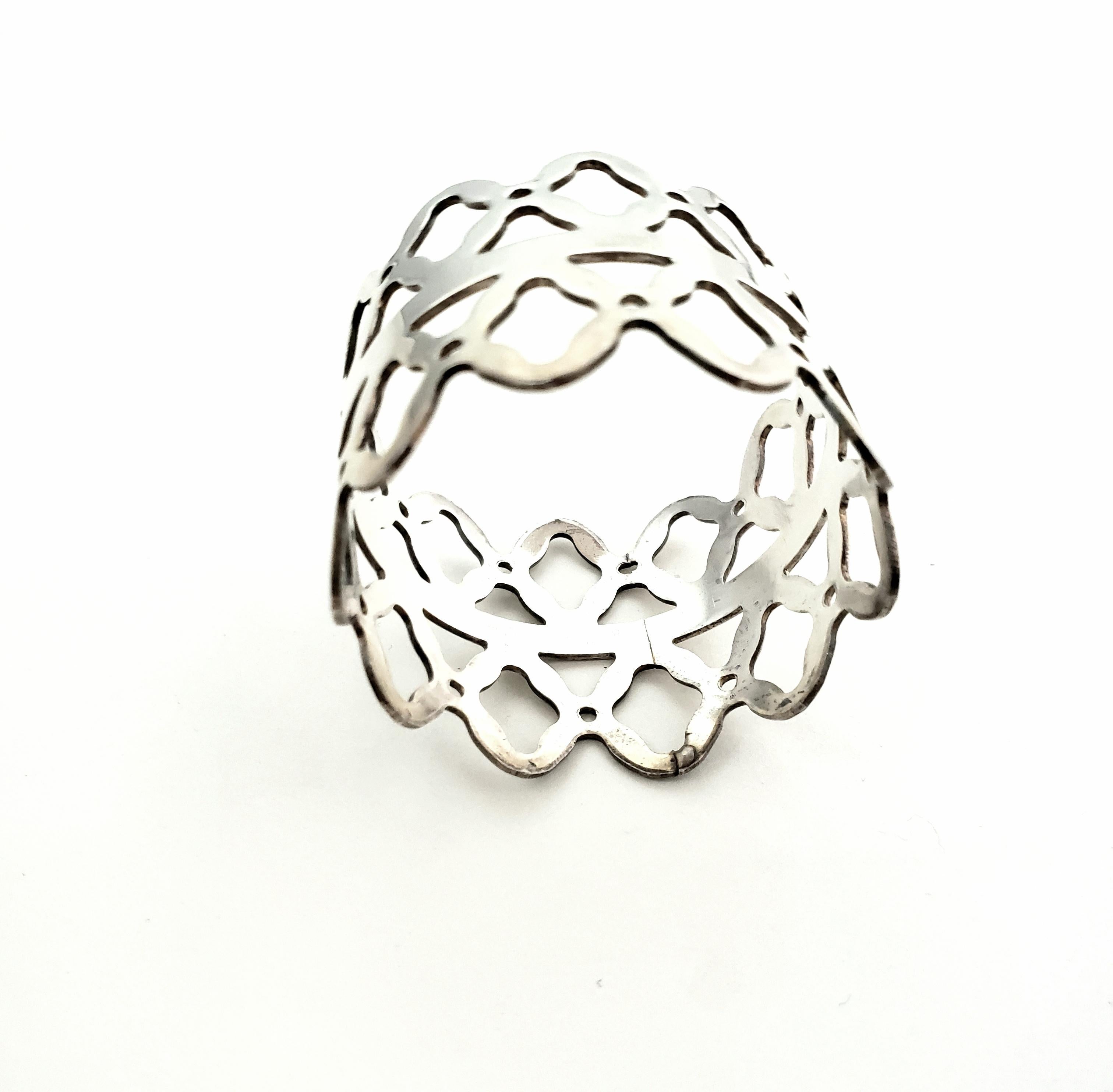 Dänemark 936 Sterlingsilber Serviettenring für Damen oder Herren