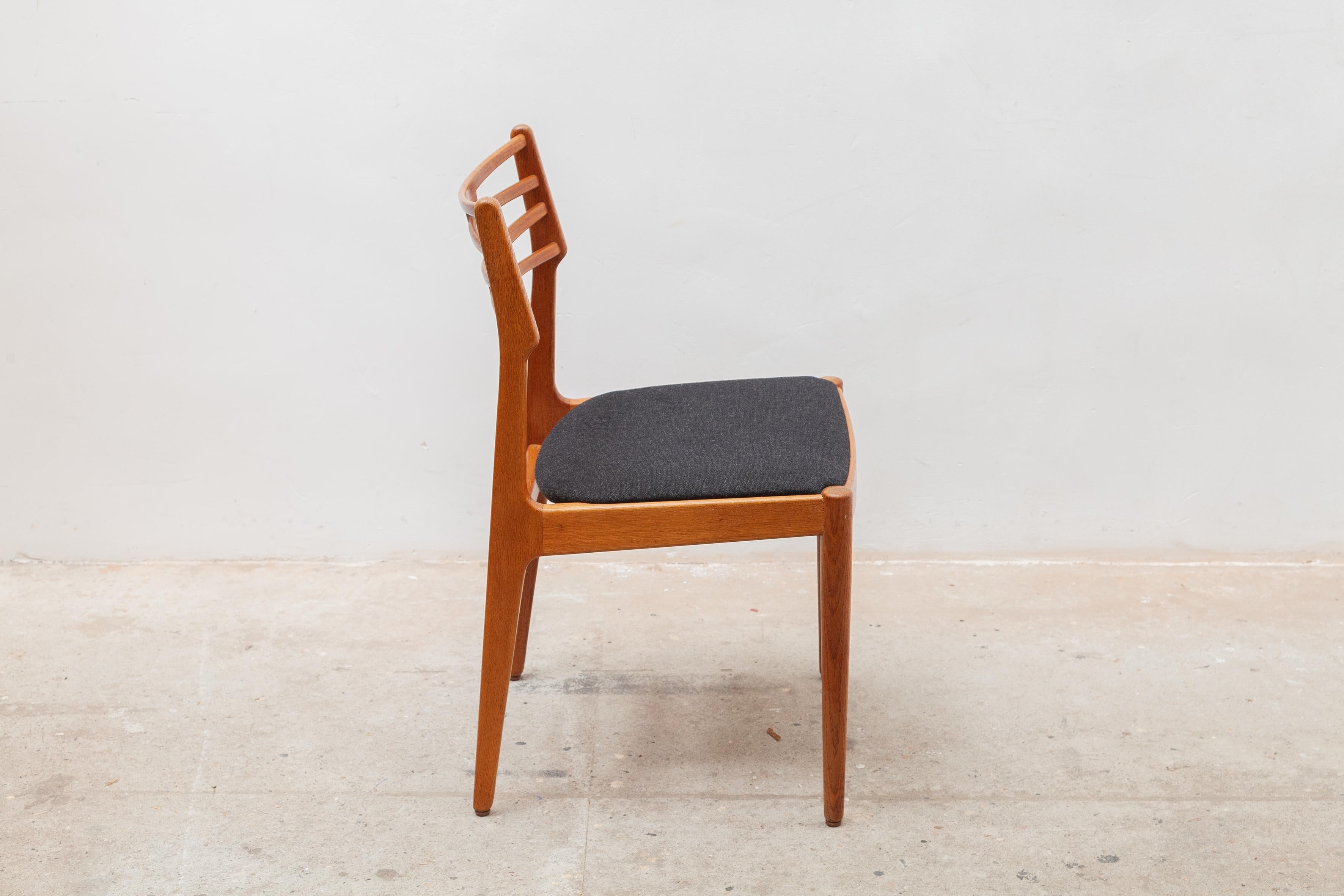 Scandinavian Modern Denmark Dining Chairs Designed by J.Andersen