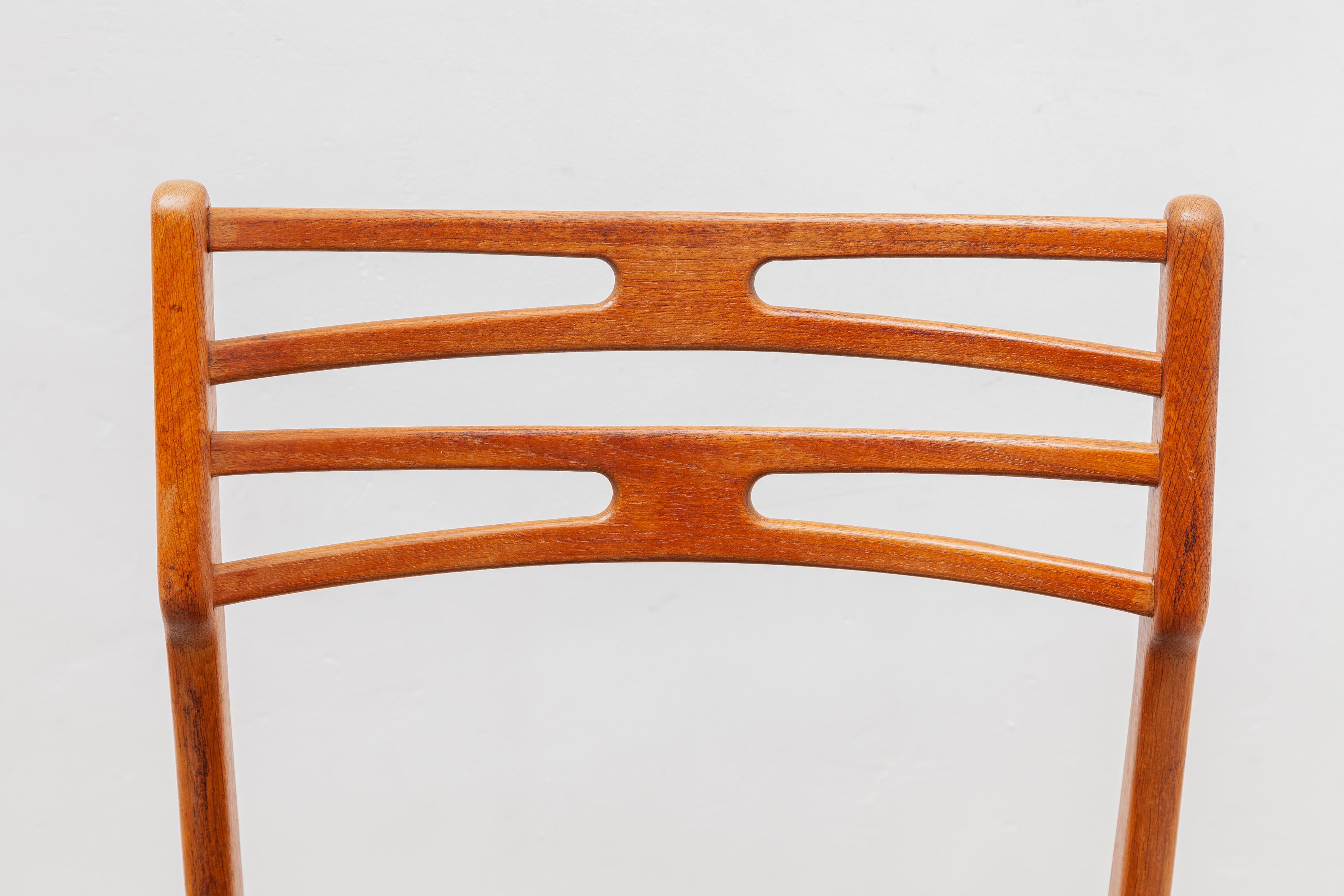 Mid-20th Century Denmark Dining Chairs Designed by J.Andersen