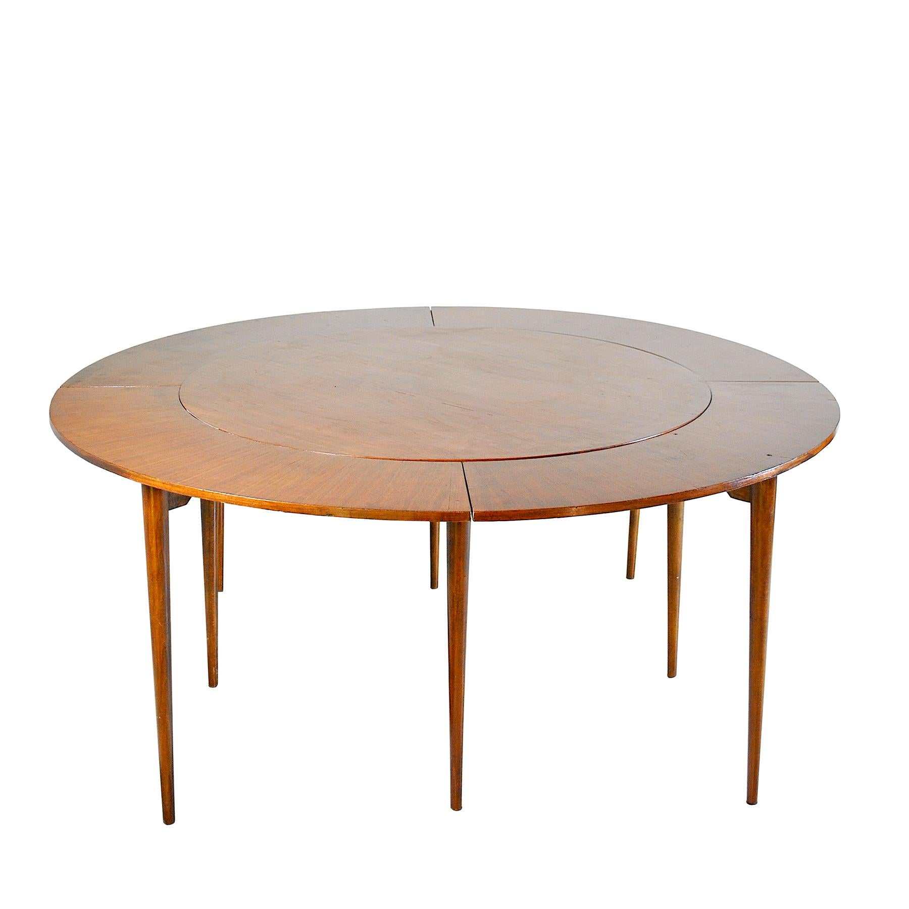 Denmark Midcentury Dyrlung Smithh Table Flip Flap For Sale 9