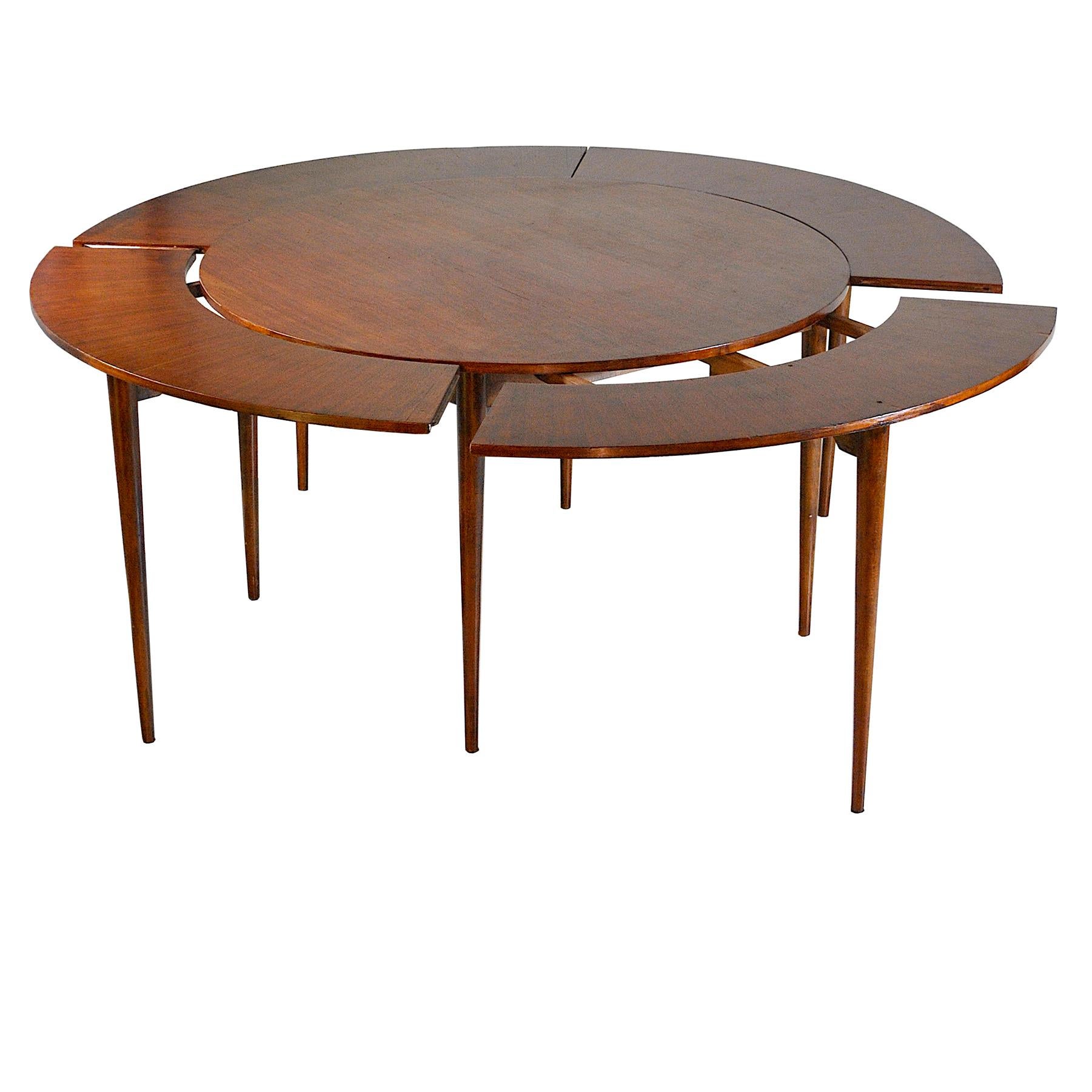Denmark Midcentury Dyrlung Smithh Table Flip Flap For Sale 12