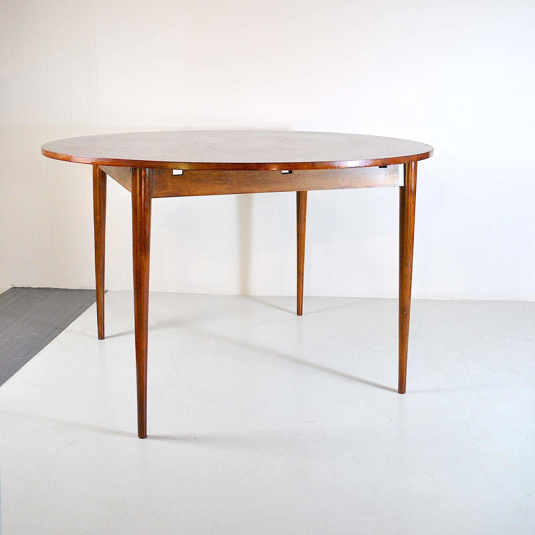 Danish Denmark Midcentury Dyrlung Smithh Table Flip Flap For Sale