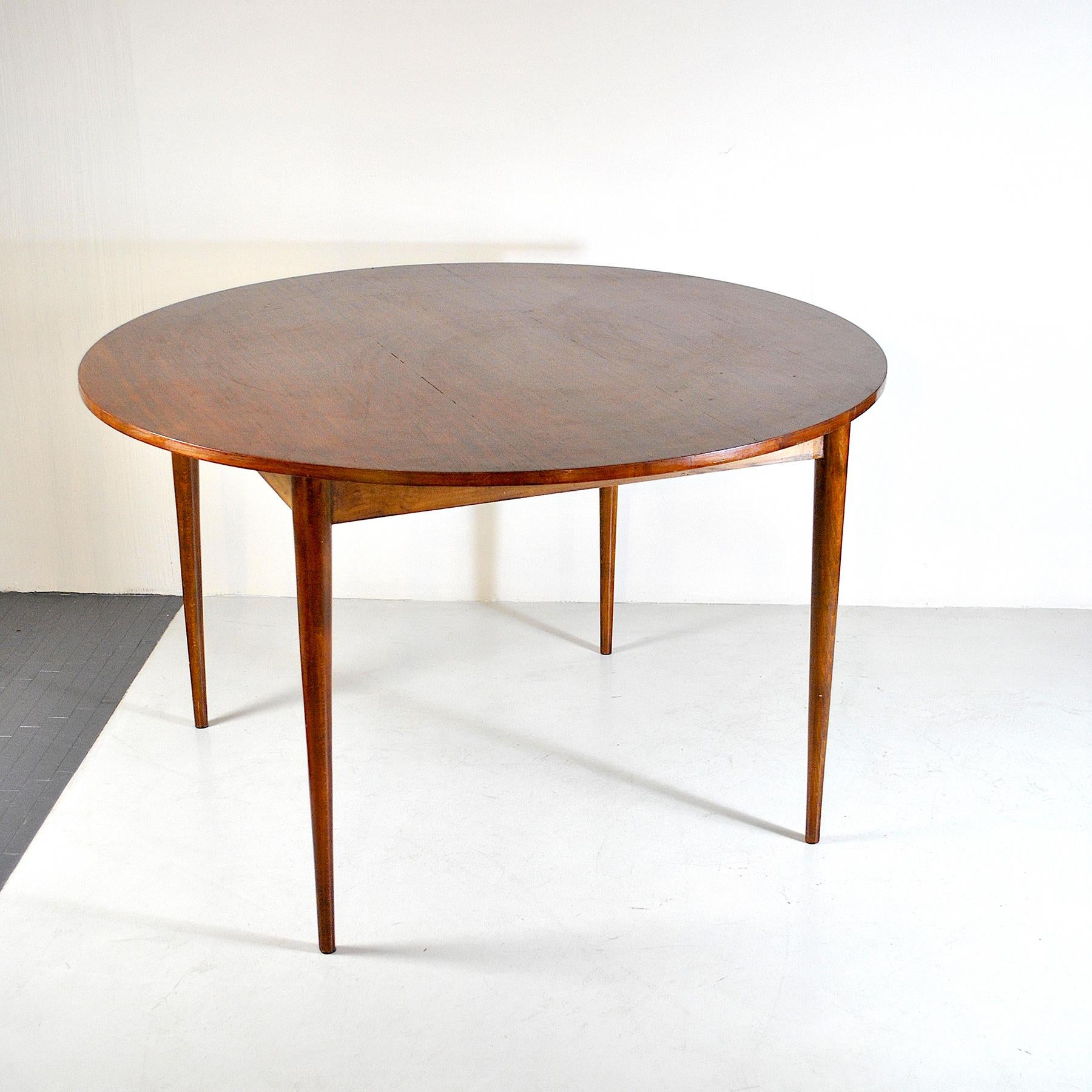 Wood Denmark Midcentury Dyrlung Smithh Table Flip Flap For Sale