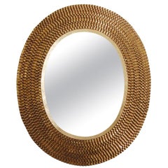 Denmark Mirror in Gold Leaf by CuratedKravet