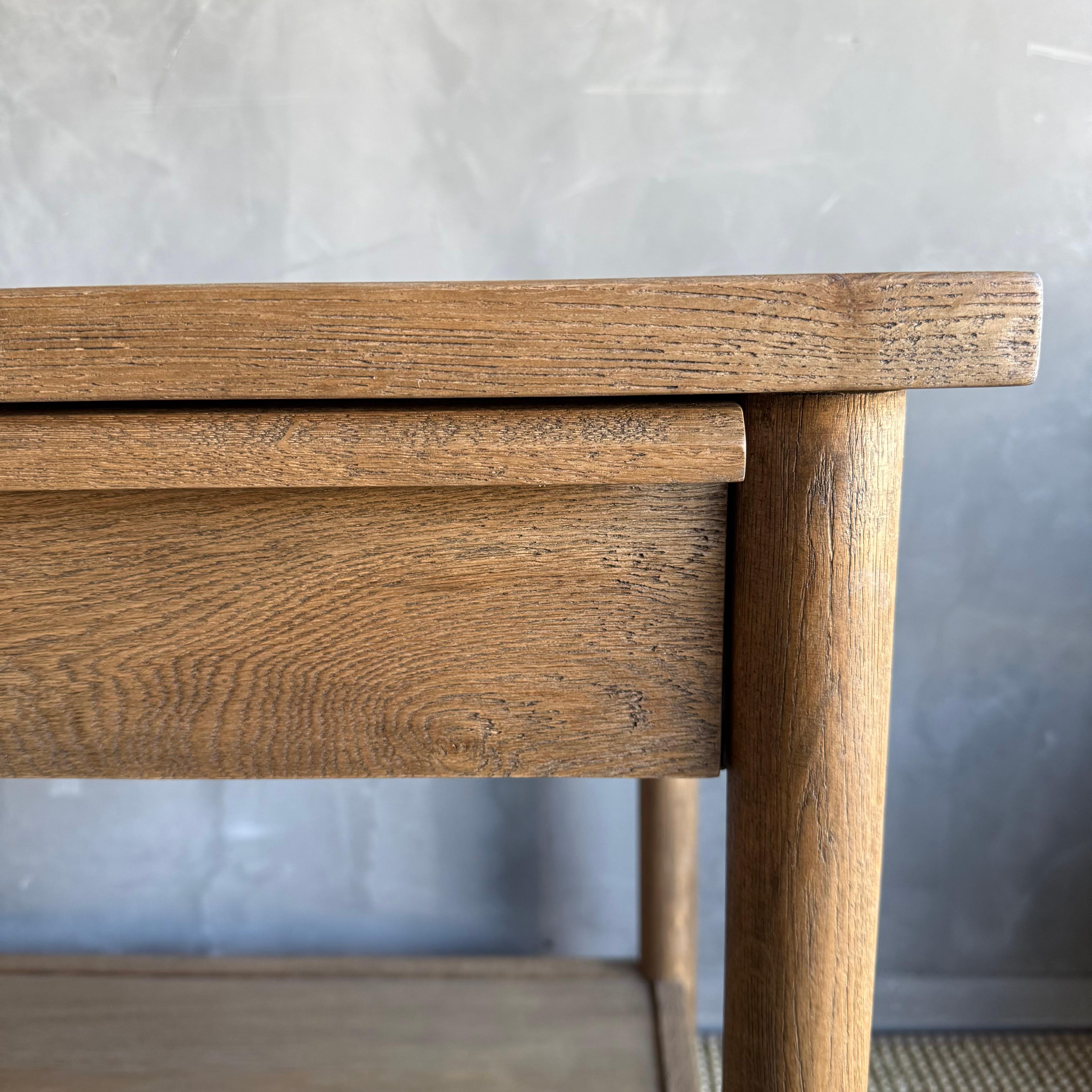 Chêne Table de nuit Denmark en Oak Oak avec tiroir à fermeture progressive en Montana Brown en vente