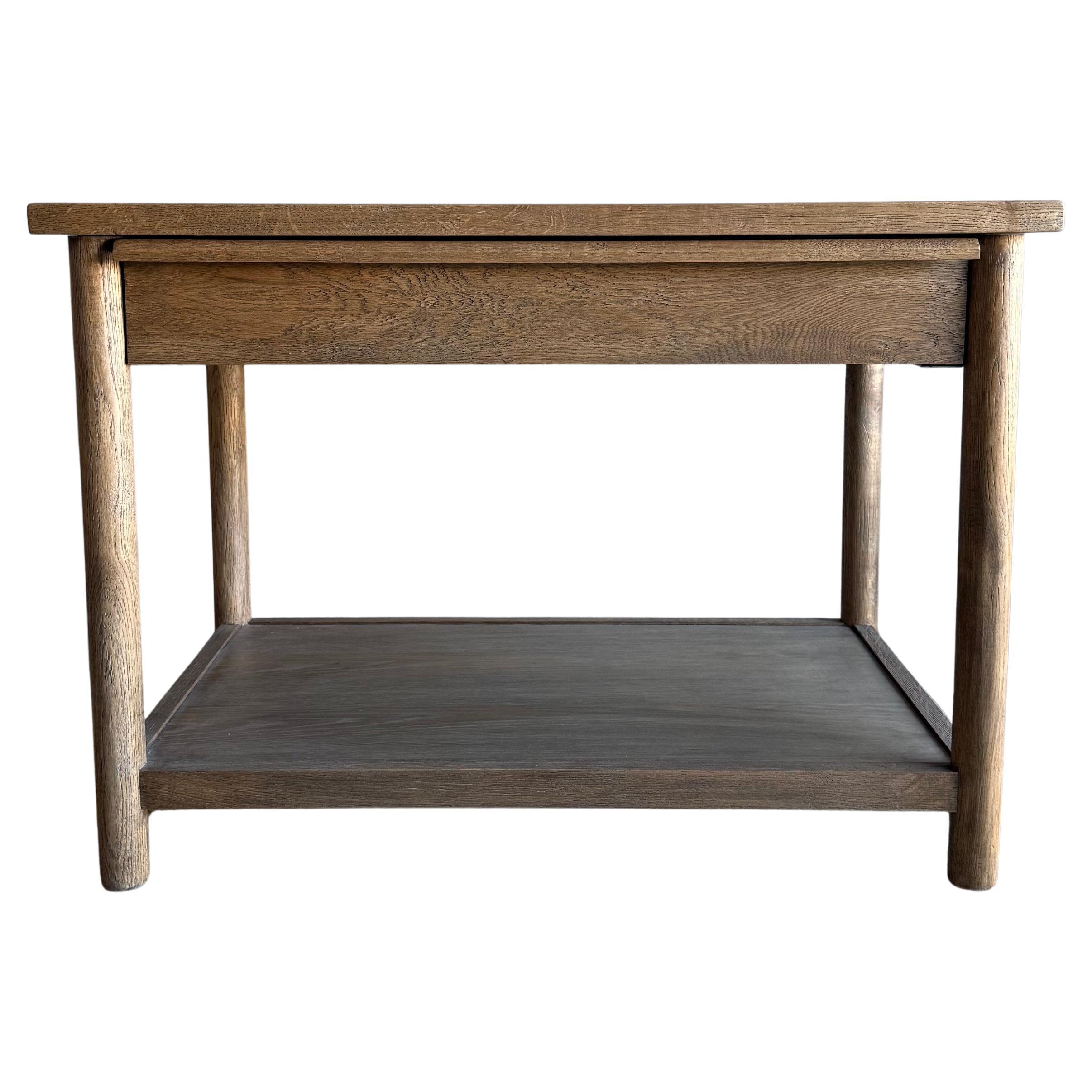 Table de nuit Denmark en Oak Oak avec tiroir à fermeture progressive en Montana Brown