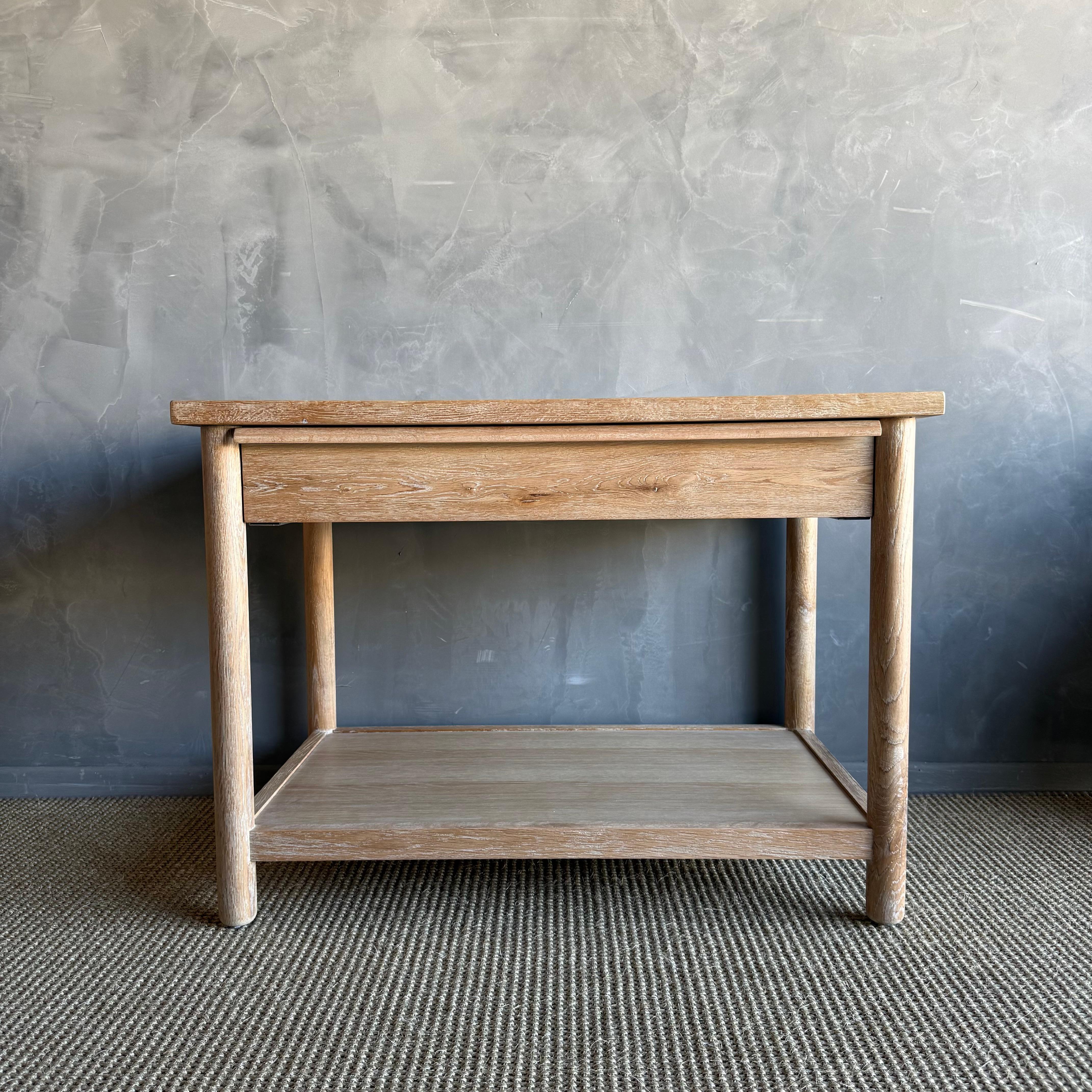 Quercia Comodino Denmark White Oak con cassetto Soft Close in vendita