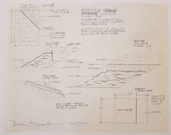 Vintage Construction Drawing IV (Conceptual Art, Mechanical, Engineer, Machine)