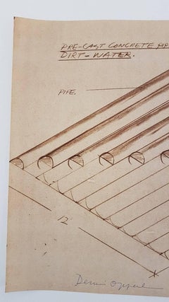 Construction Drawing V (Conceptual Art, Mechanical, Engineer, Machine)