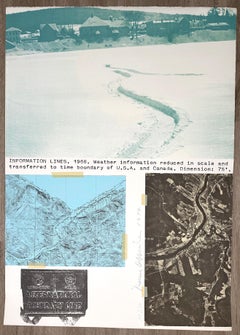 Information Lines (litografia concettuale ambientalista di Land Art)