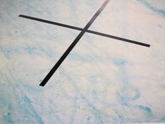 Relocated Burial Ground (conceptual environmentalist Land Art lithograph)