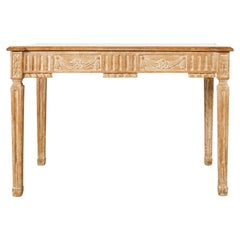 Dennis and Leen Belgian Louis XVI Style Oak Library Table
