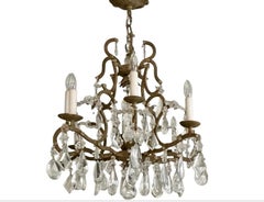 Lustre en cristal français « Chateau » de Dennis & Leen