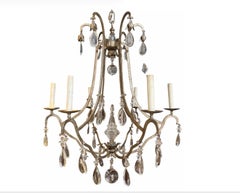 Dennis and Leen Formations French Crystal Primitive Chandelier