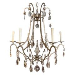 Dennis and Leen Formations French Crystal Primitive Chandelier