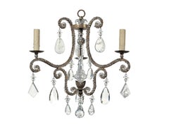 Dennis and Leen Formations Powder Room French Crystal Chandelier