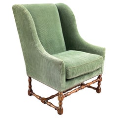 Silla Dennis & Leen Louis XIII Fireside Wingback Bergere