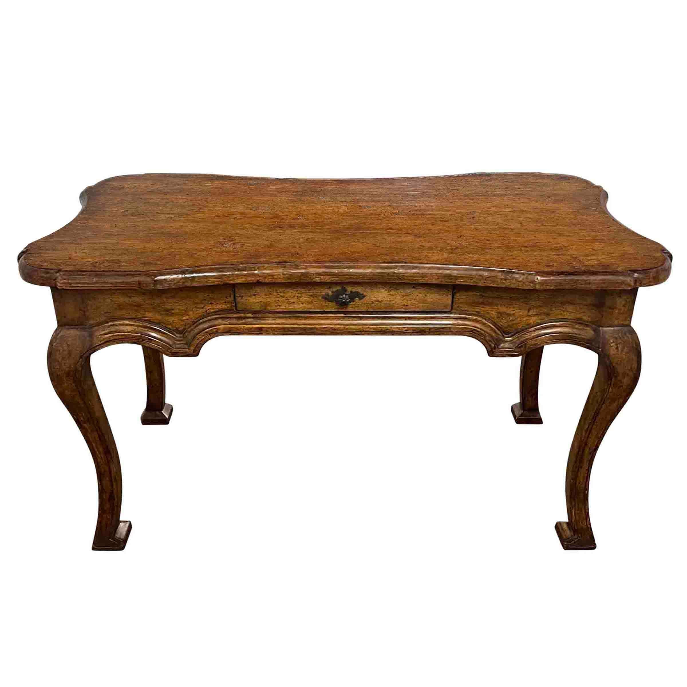 French Provincial Dennis and Leen Walnut Desk