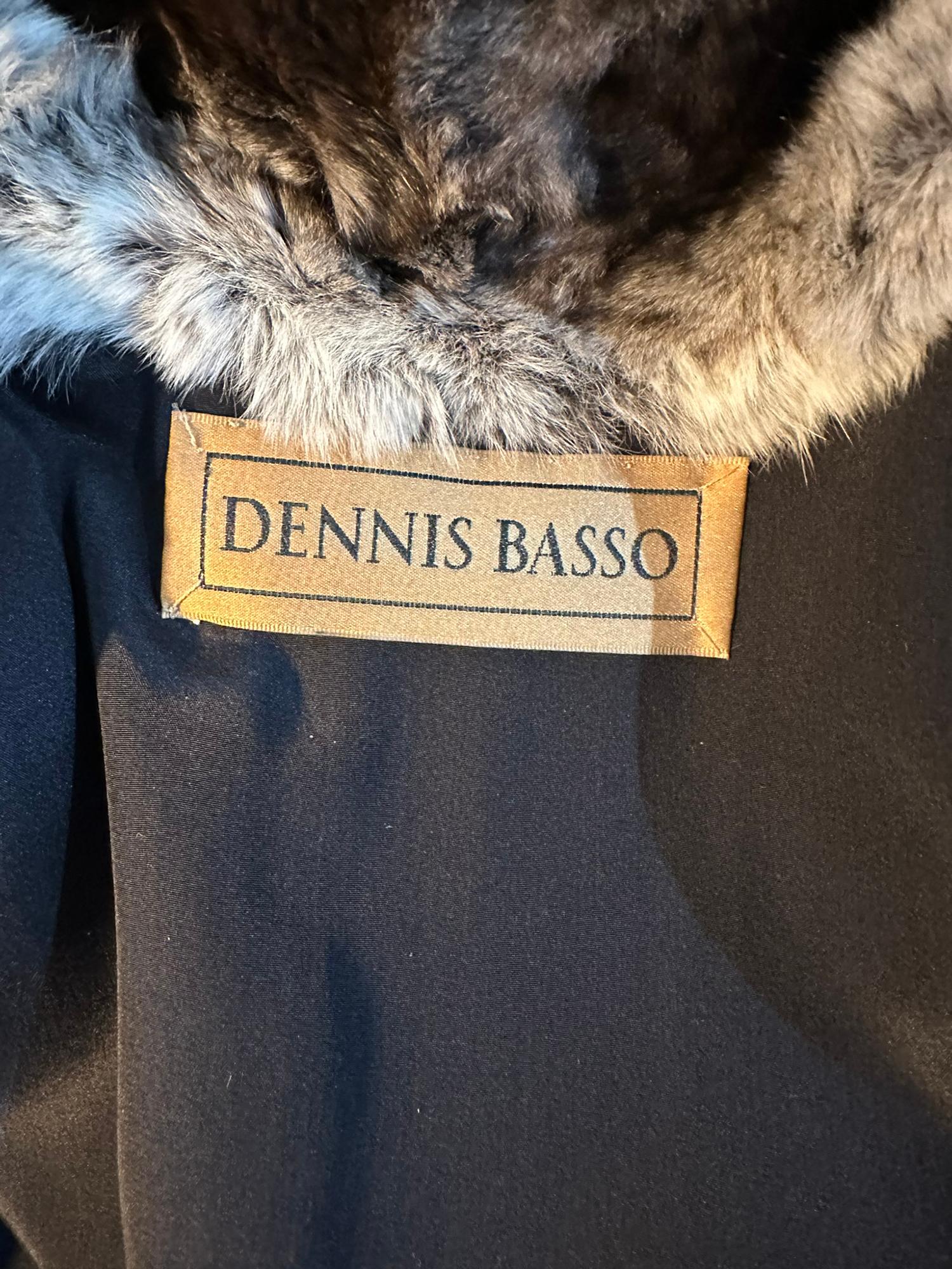 Dennis Basso Chinchilla Fur Jacket in Light & Dark Grey with Cream 2013 S-M 2013 For Sale 10