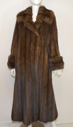 Dennis Basso Sable Fur Full-Length Coat