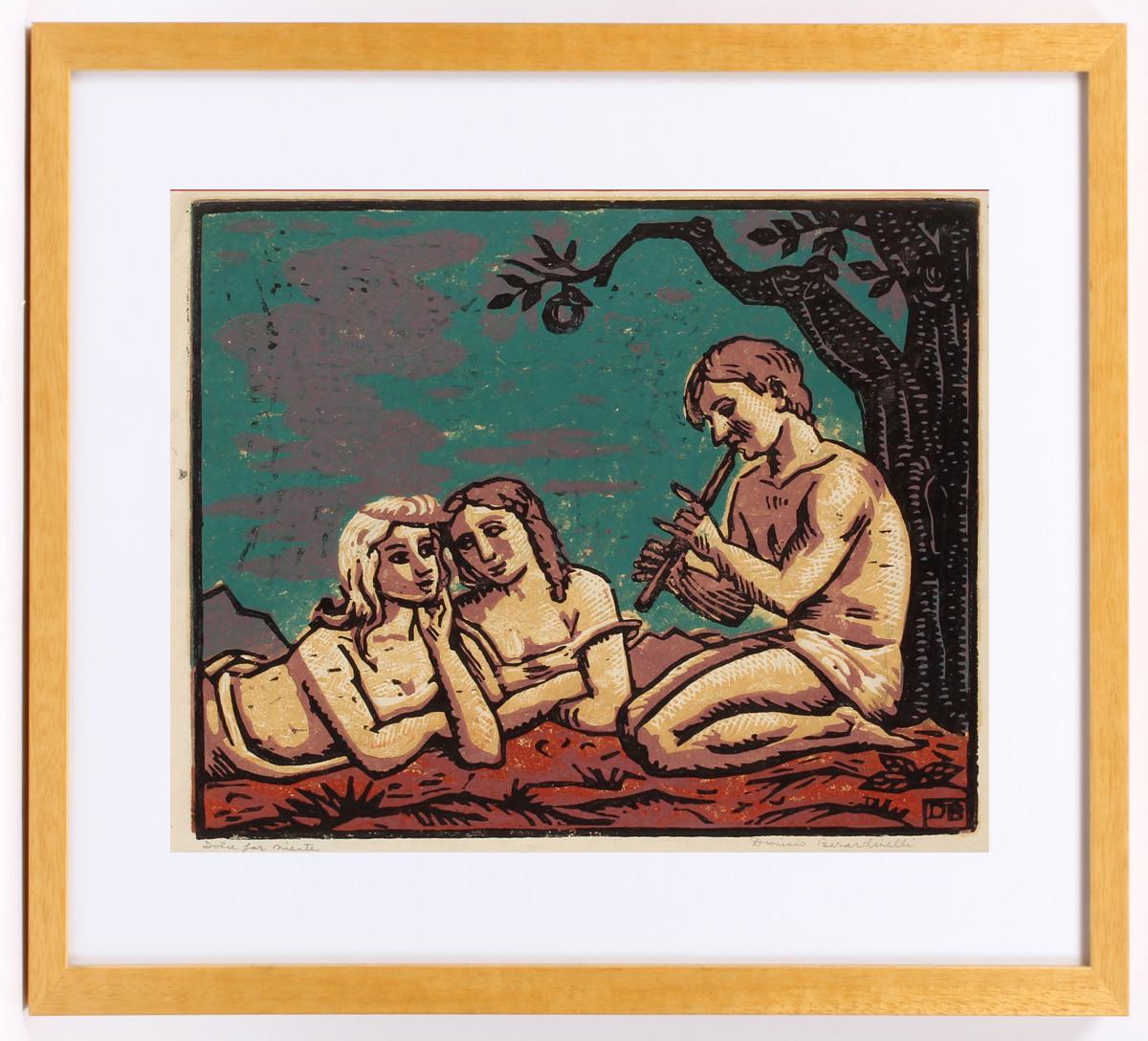 Dennis Berardinelli Figurative Print - Dolce For Niente