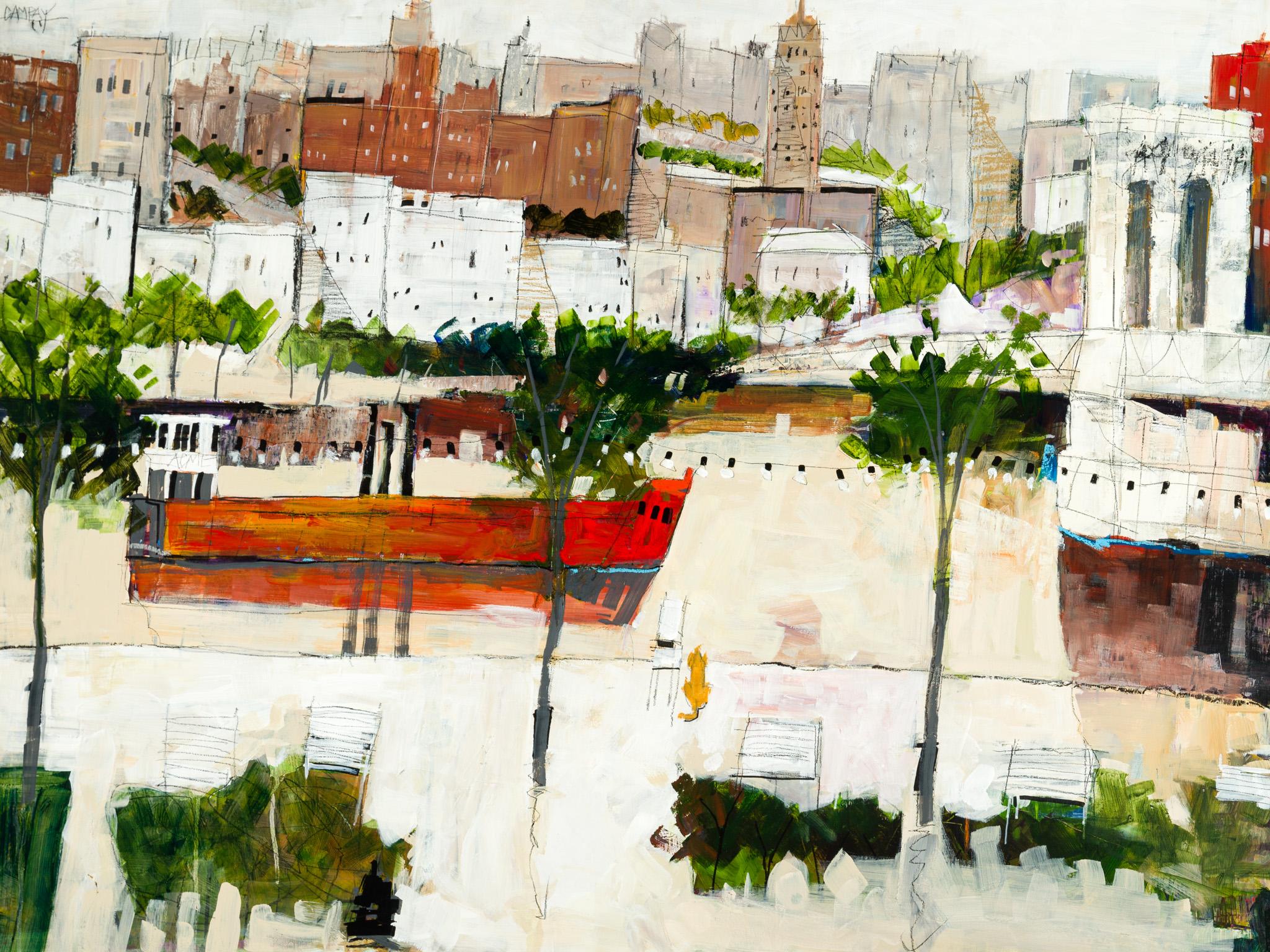 Brooklyn Tankers - Painting by Dennis Campay