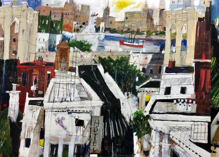 Dennis Campay - Voyager, Painting For Sale at 1stdibs