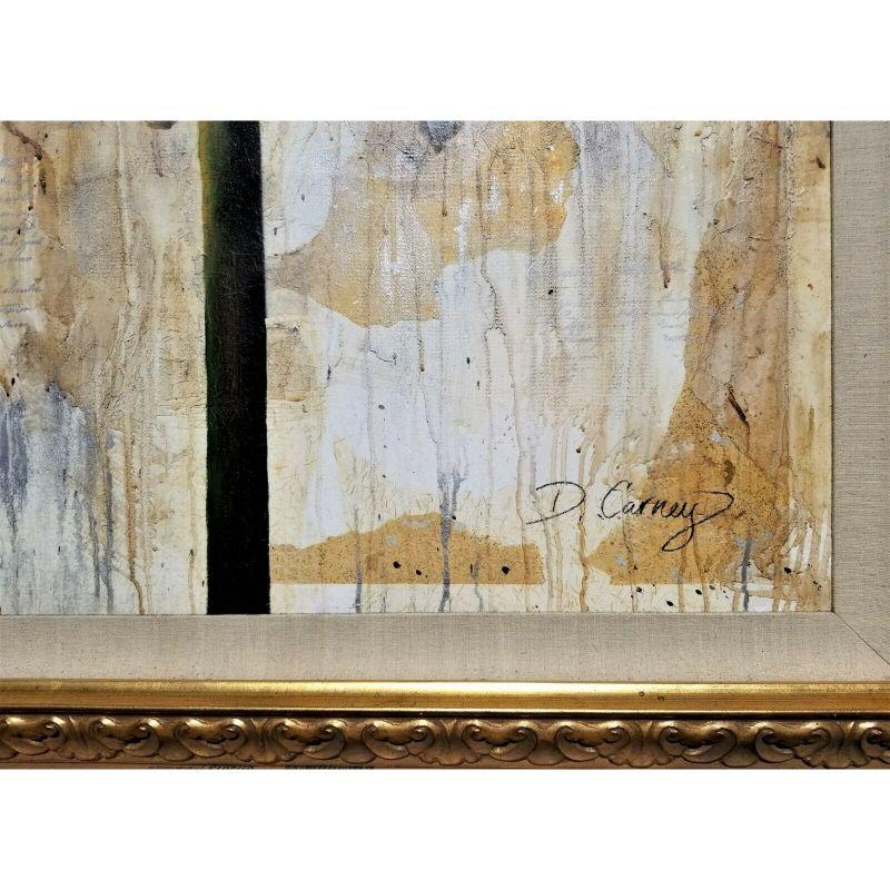 Inconnu Peinture à l'huile originale « White Flowers » signée Dennis Carney en vente