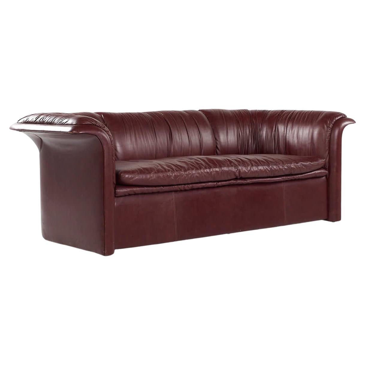 Dennis Christiansen for Dunbar Mid Century Leather Sofa For Sale