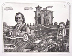 Dennis Corrigan, Brahms divirtiéndose, 1983, aguafuerte