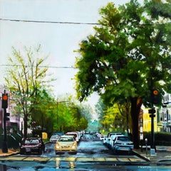 After The Rain, Painting, Oil on Wood Panel