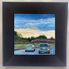 Driven by the Warmth of the Sunshine, Painting, Oil on Wood Panel