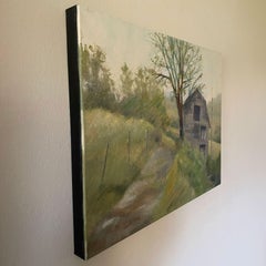 Schwer mit Regen, Gemälde, Öl auf Leinwand