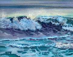 PURA VIDA WAVE, Painting, Oil on Canvas