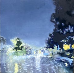 Rain Dance 1, Painting, Oil on MDF Panel