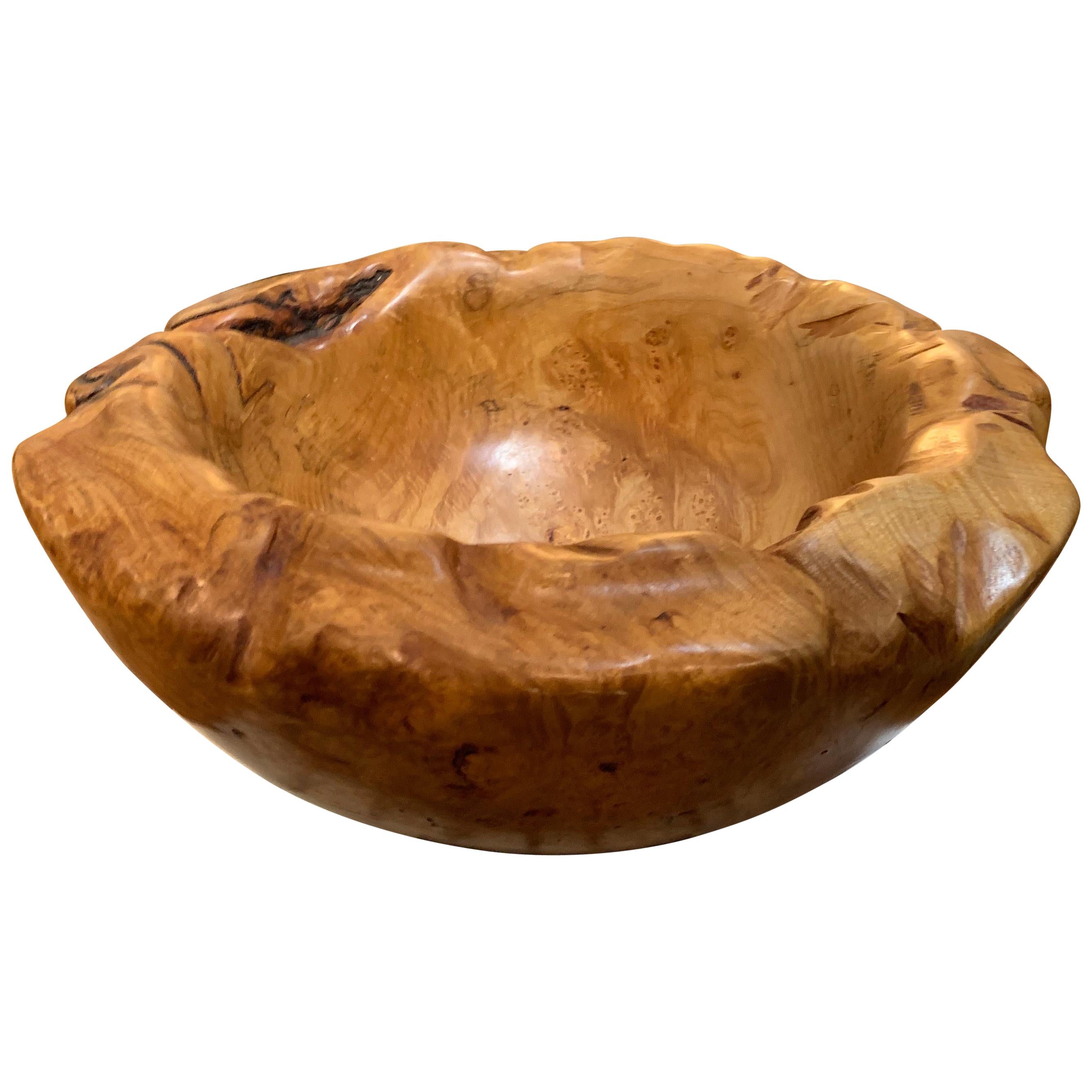 Dennis Elliot Artisan Maple Burl Bowl