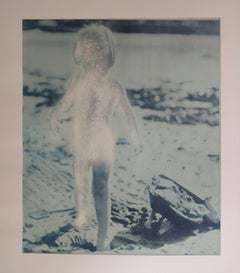 Polaroid di grande formato a colori vintage 20X24 "Radiant Child" firmata e datata