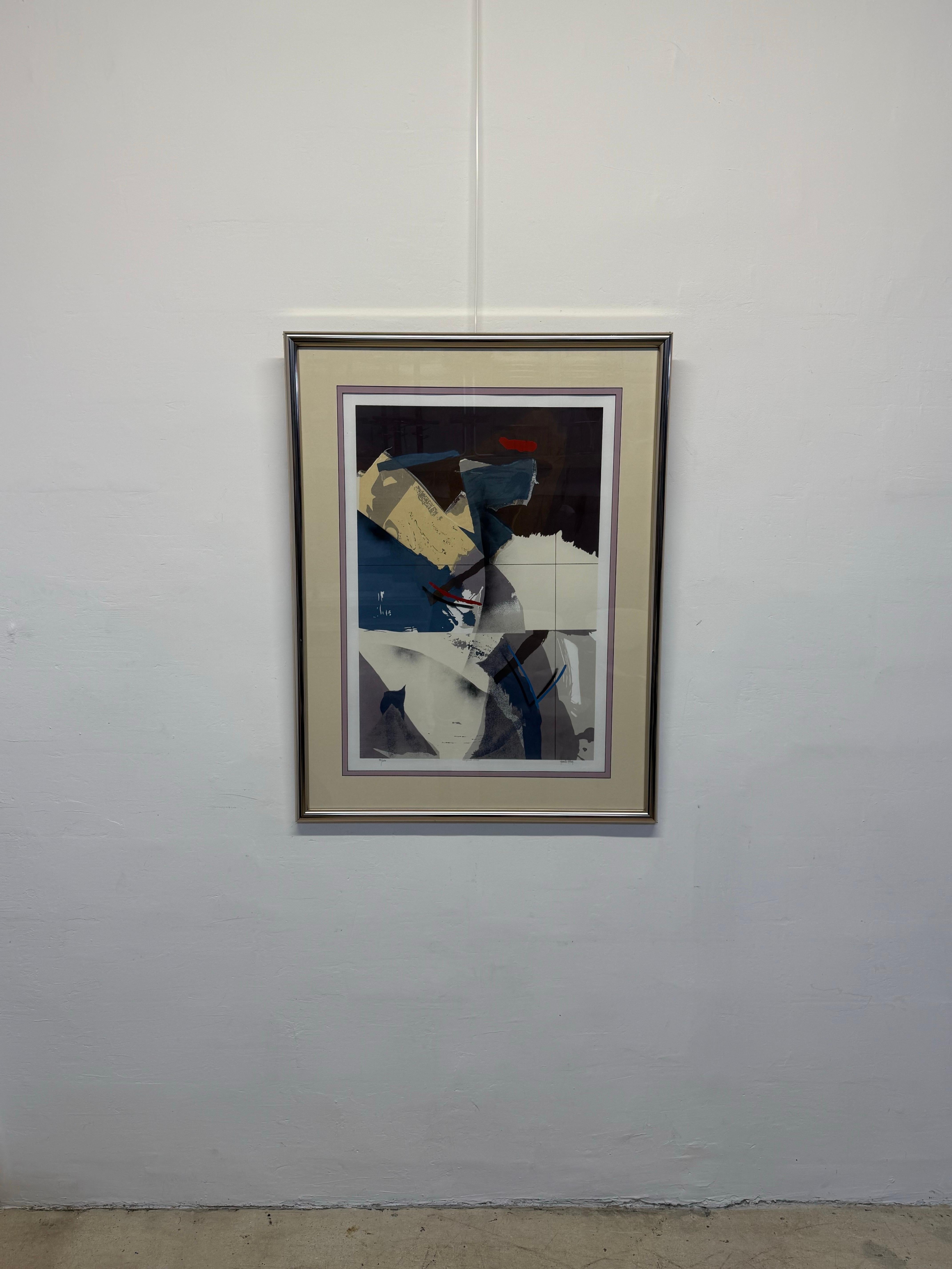 Dennis Frings “Nigrosin Violet” Serigraph, Signed and Numbered 58/250 For Sale 5