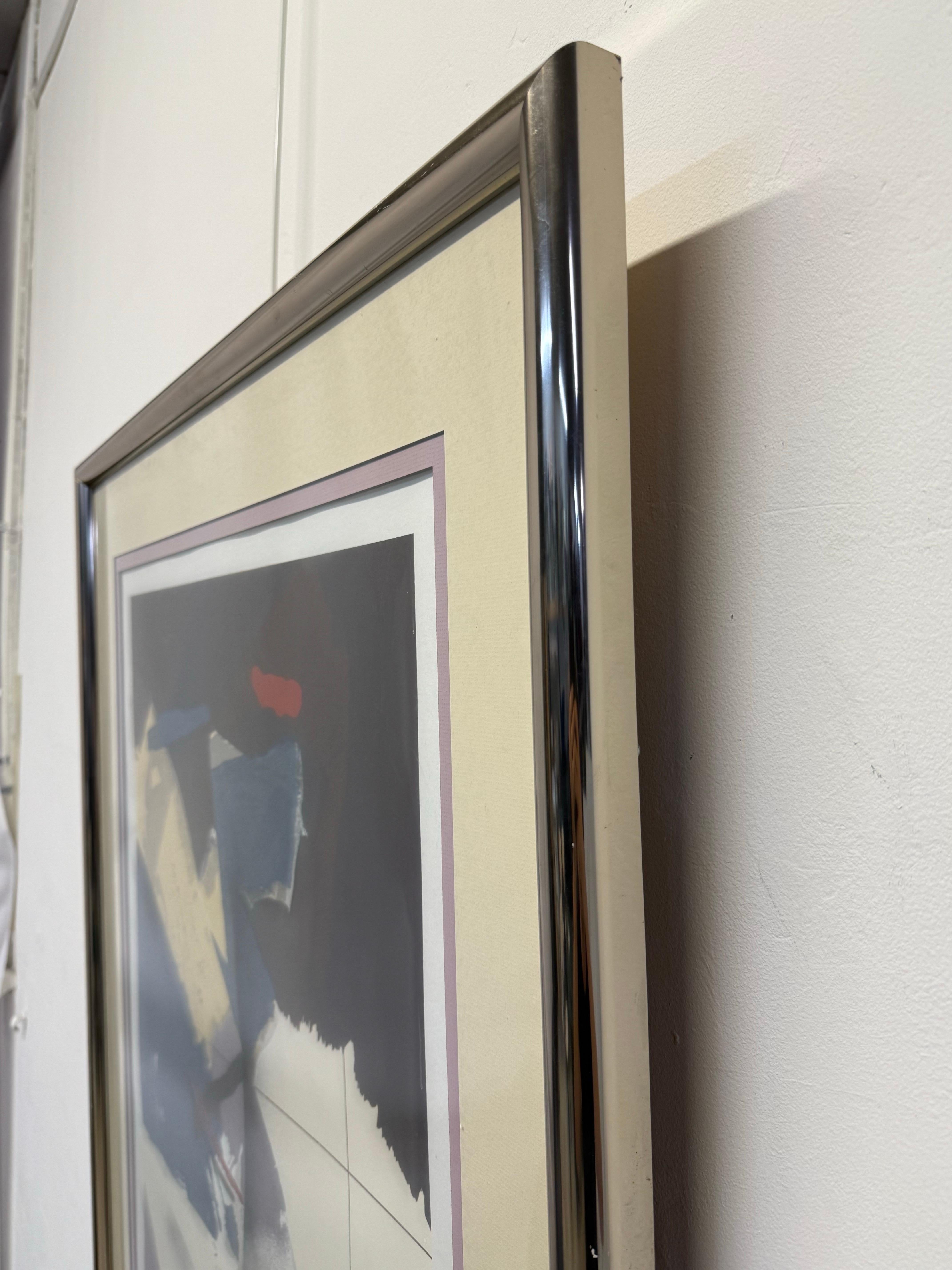 Dennis Frings “Nigrosin Violet” Serigraph, Signed and Numbered 58/250 For Sale 2
