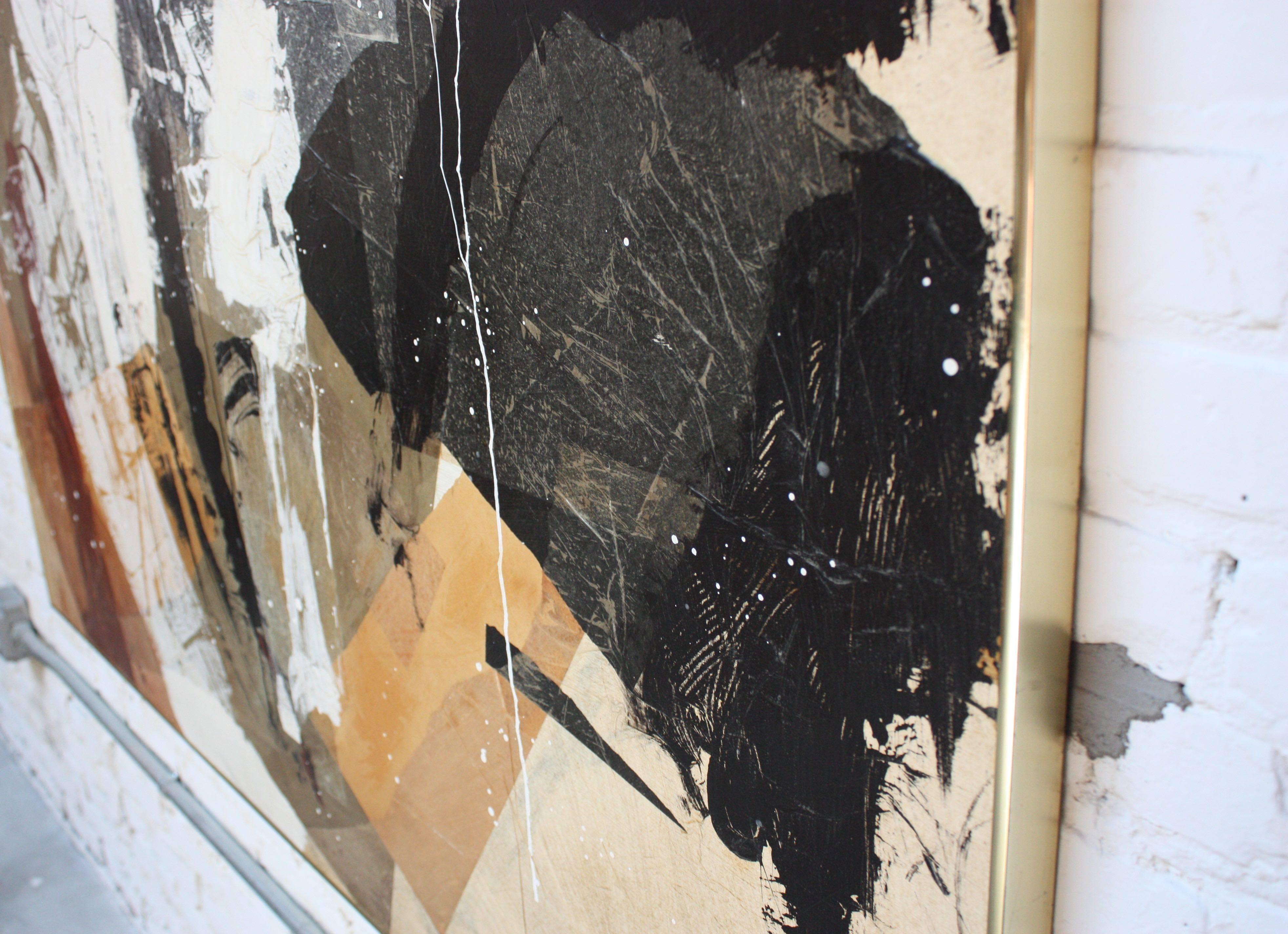Dennis Frings ' Timbrel Series V' Große Mixed Media auf Karton 5