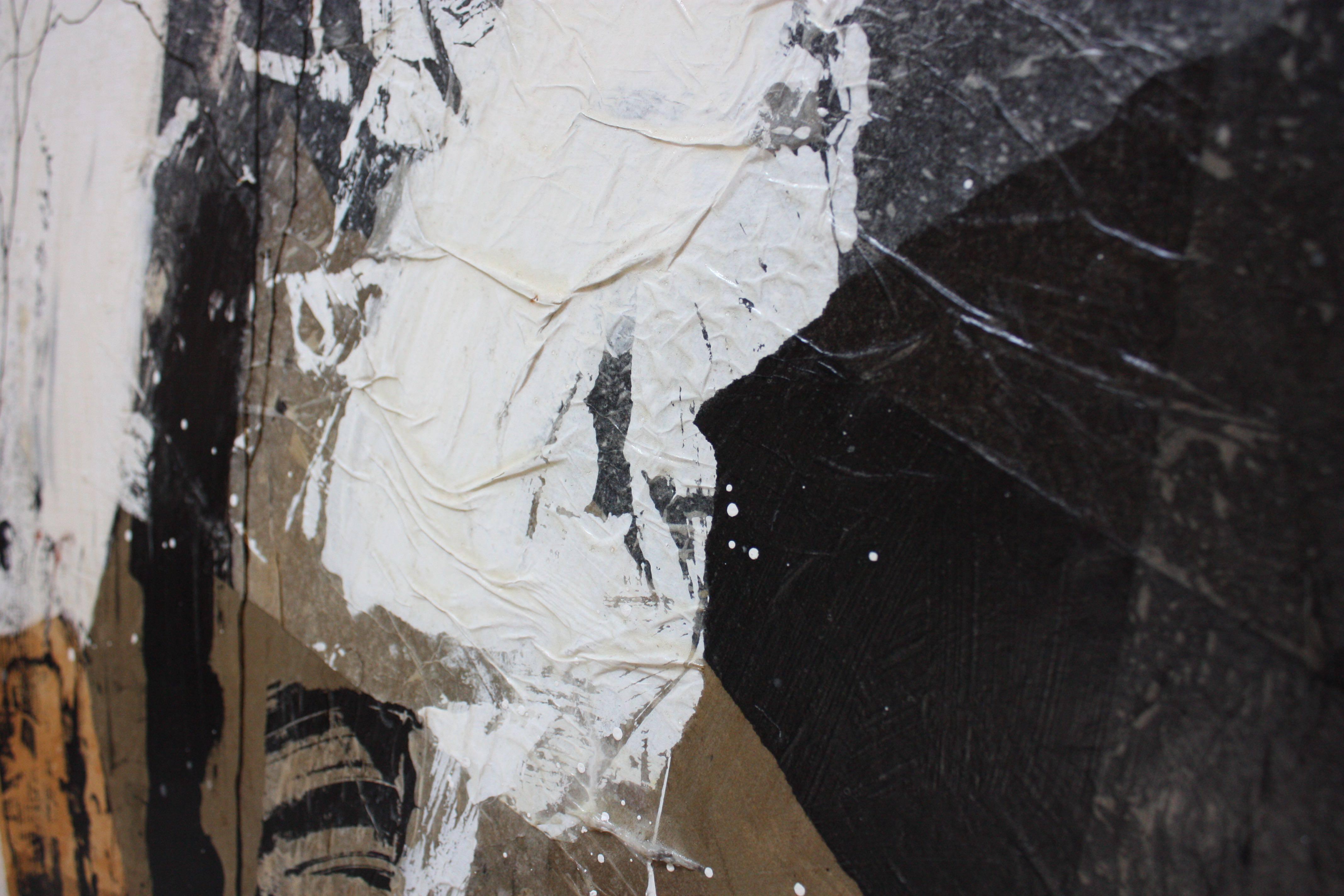 Dennis Frings ' Timbrel Series V' Große Mixed Media auf Karton 1