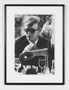 Andy Warhol (at table)