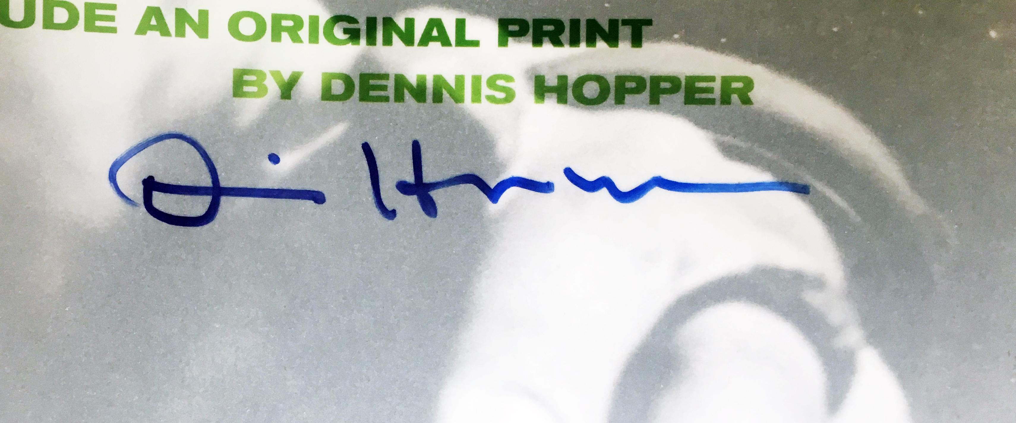 Dennis Hopper Photographs 1961 - 1967 (Limited Edition Hand Signed), 2009
Hardcover Book in Clamshell Box. Hand Signed and numbered 1327/1500
Hand signed by Dennis Hopper on the colophon page.
19 × 14 1/4 × 3 1/10 inches
This is the limited edition