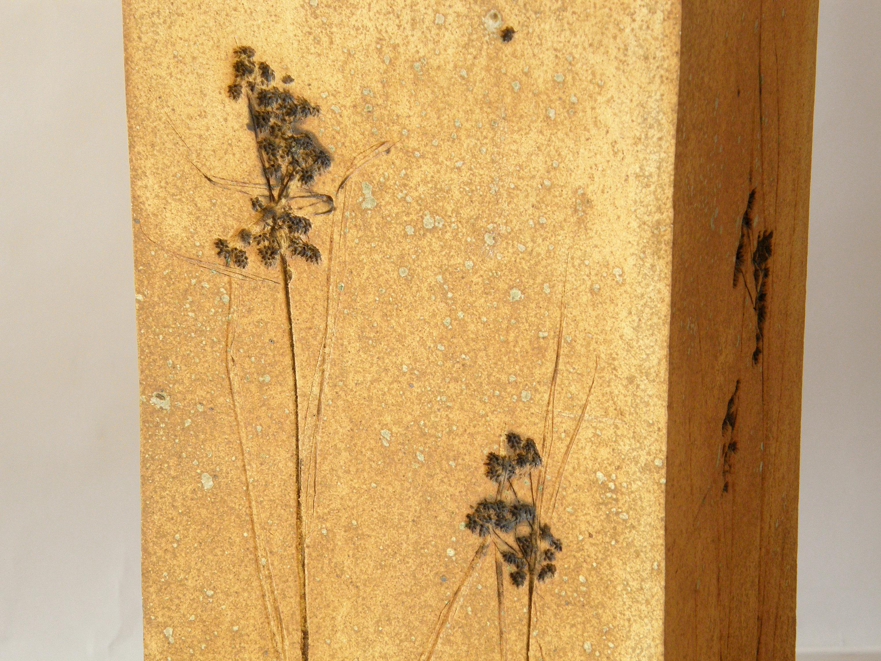 Piédestal ou support à plantes en céramique Dennis Kirchmann à motif floral en vente 3